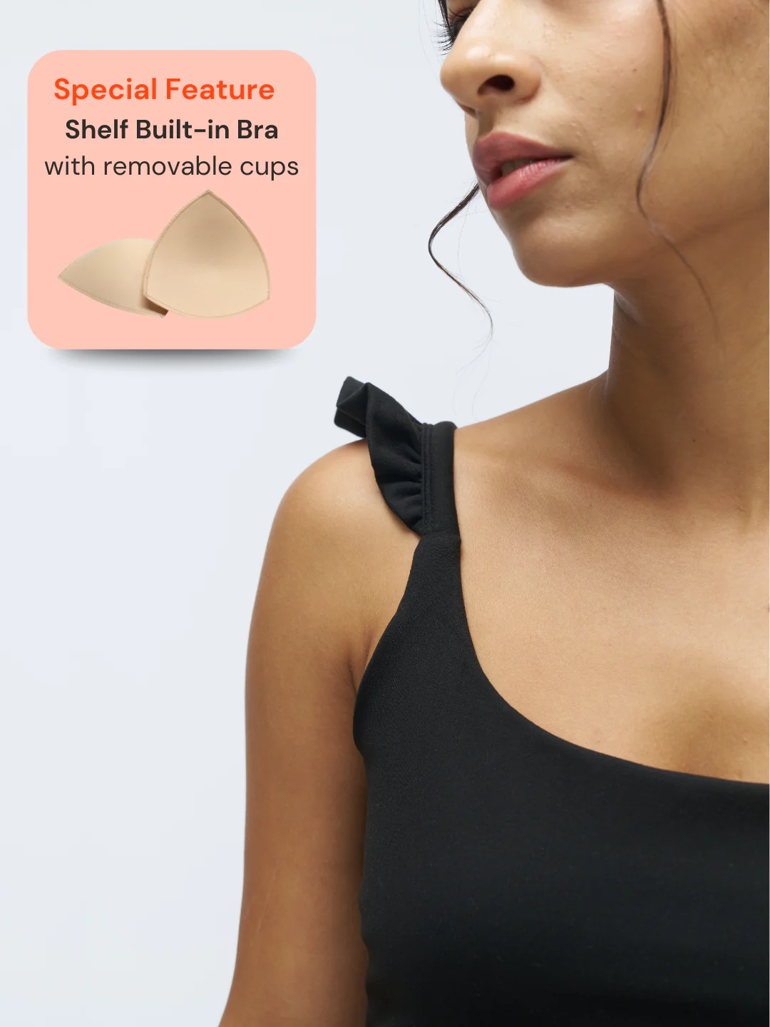 Stretchie™ Frill Tank + Built-In Bra - Image 29