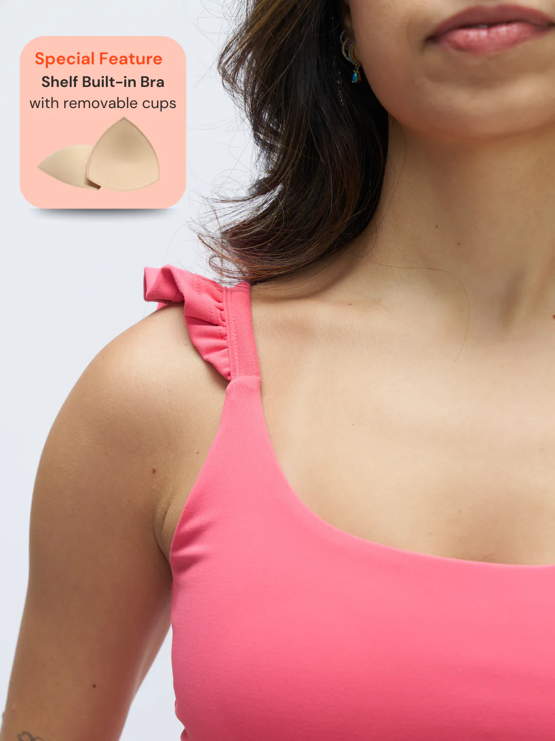 Stretchie™ Frill Tank + Built-In Bra - Image 34